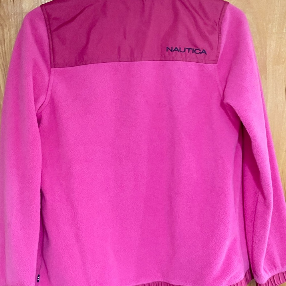 Nautica Kids Bright Pink Fleece Coat